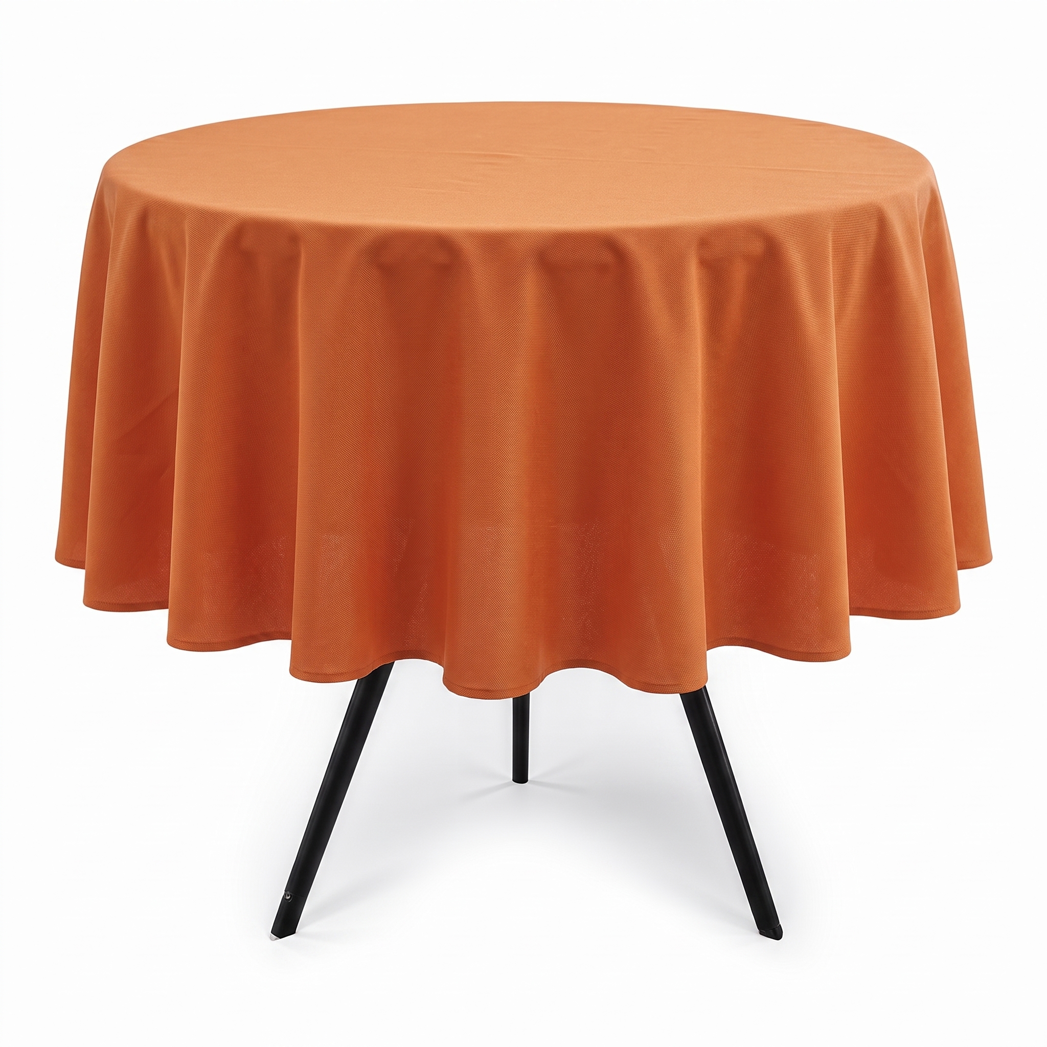 Toalha de Mesa Redonda Oxford 150cm - Laranja