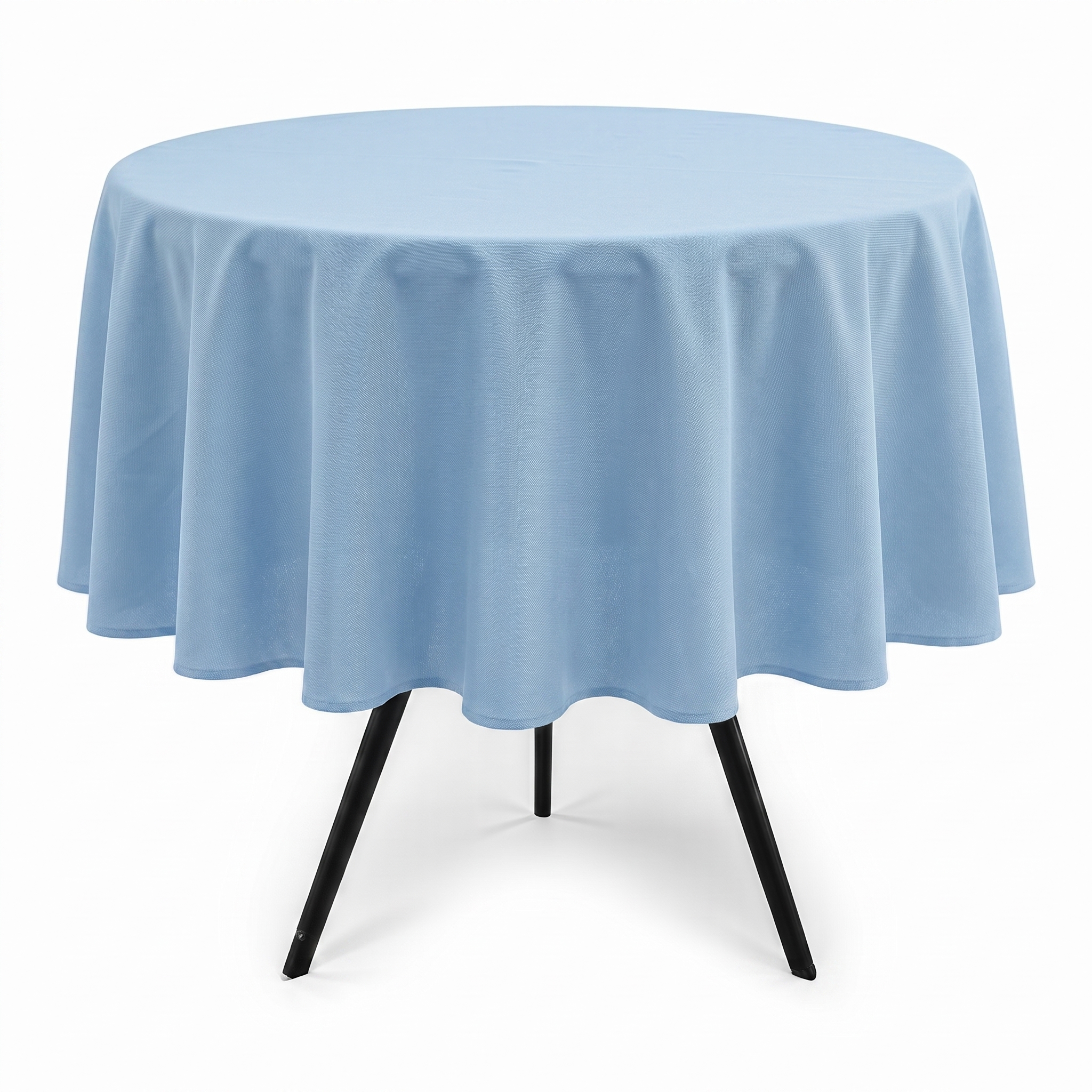 Toalha de Mesa Redonda Oxford 150cm - Azul Bebê