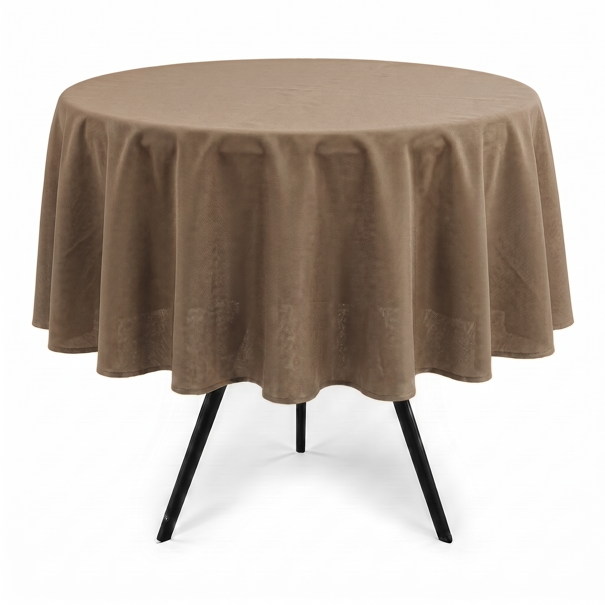 Toalha de Mesa Redonda Oxford 150cm Bege