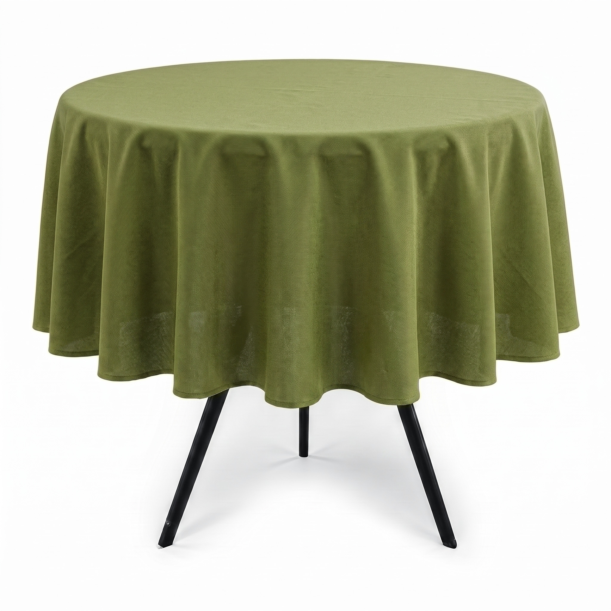 Toalha de Mesa Redonda Oxford 150cm - Verde Musgo