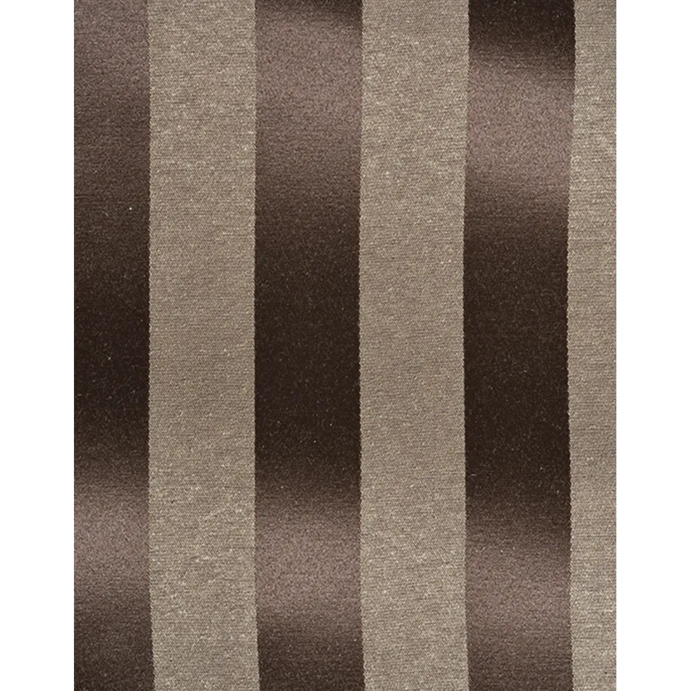 Tecido Jacquard Tradicional Listrado - Marrom e Bege