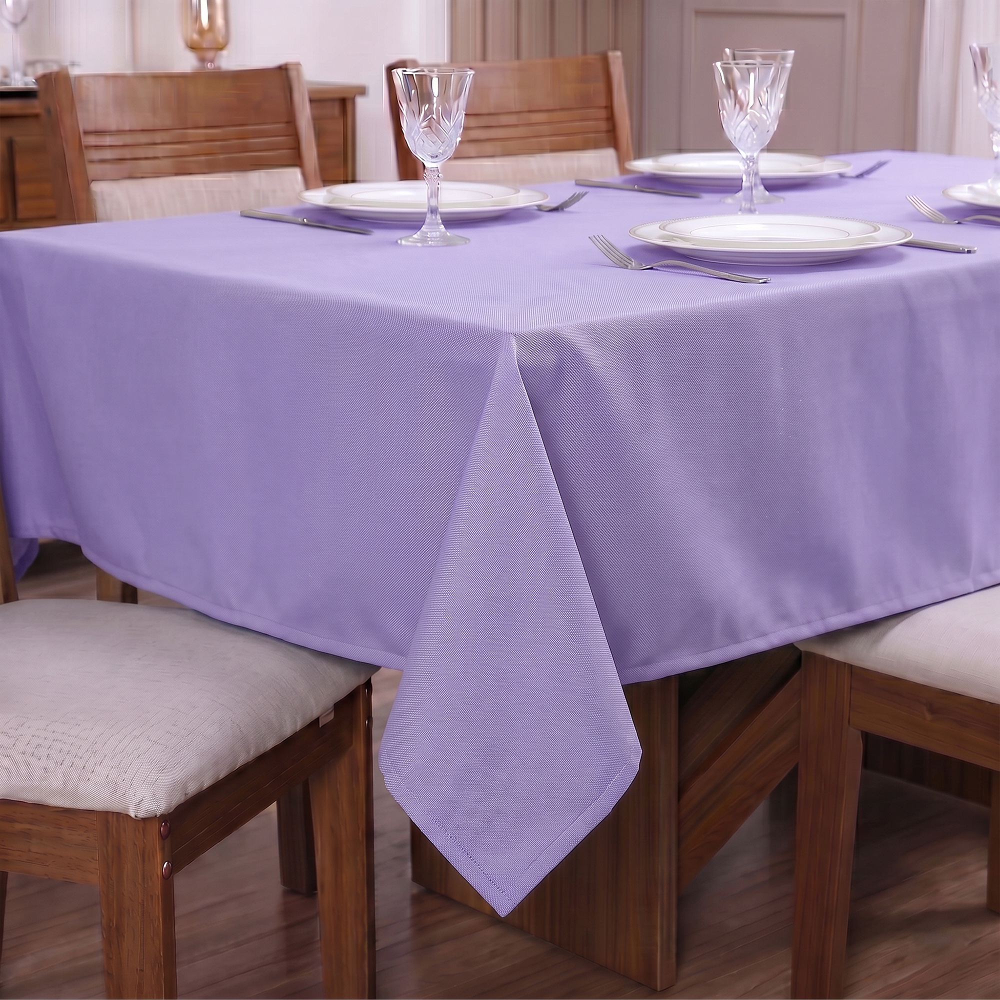 Toalha de Mesa Oxford Premium Liso 150x150cm - Lilás