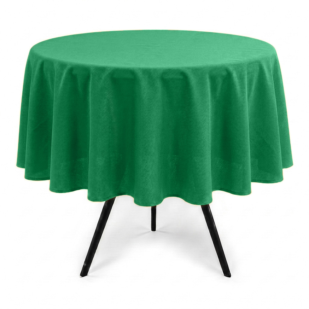 Toalha de Mesa Redonda Oxford 150cm - Verde Bandeira